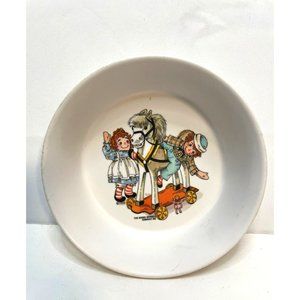 Raggedy Ann Andy Vintage 1969 Bobbs Merrill Bowl 6 1/2"